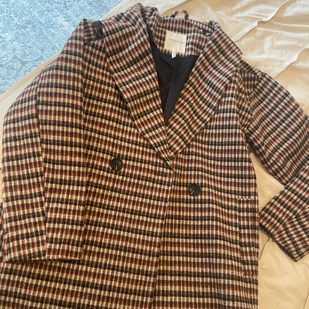 Plaid winter jacket